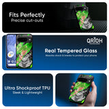 Anime Green Splash Glass Case for Google Pixel 10 Pro 5G