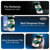 Seamless Green Marble Glass Case for Google Pixel 10 Pro XL 5G