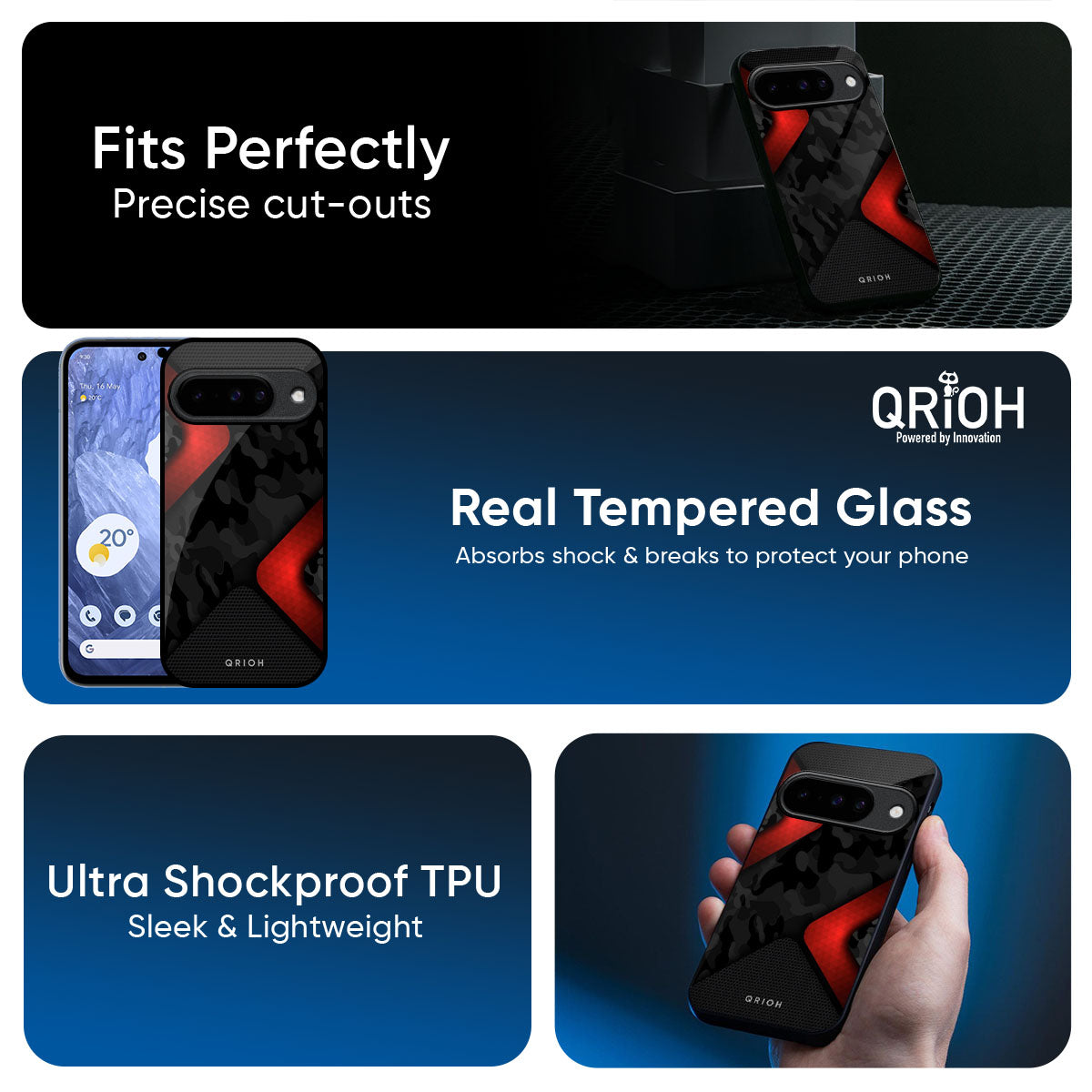 Modern Camo Abstract Glass Case for Google Pixel 10 5G