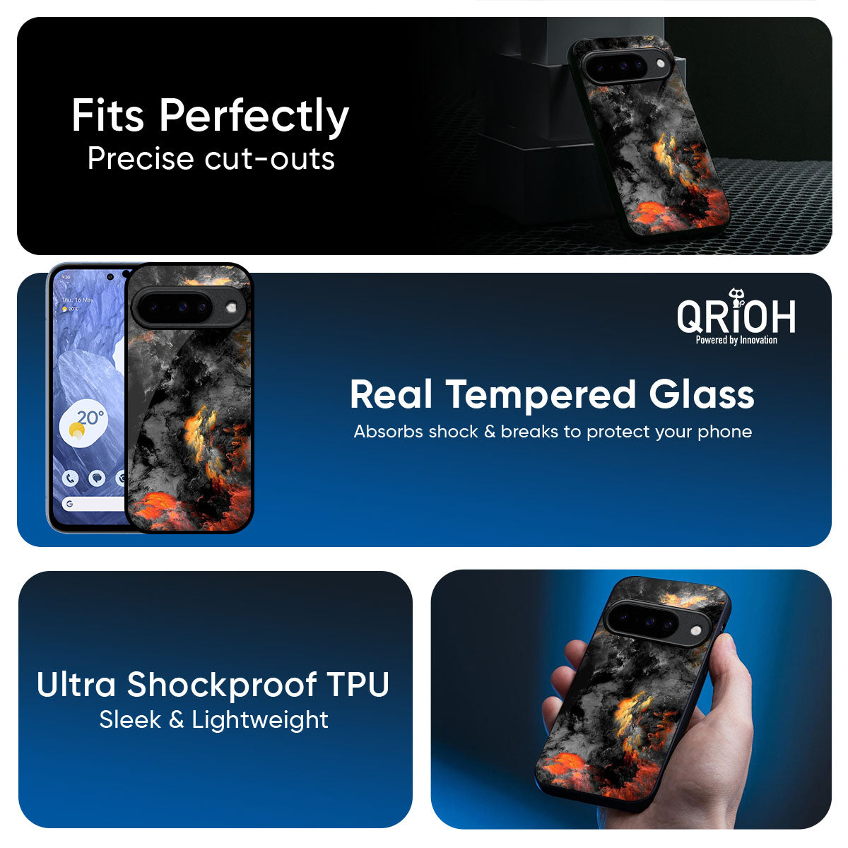 Lava Explode Glass Case for Google Pixel 10 5G