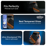 Tri Color Wood Glass Case for Google Pixel 10 Pro 5G