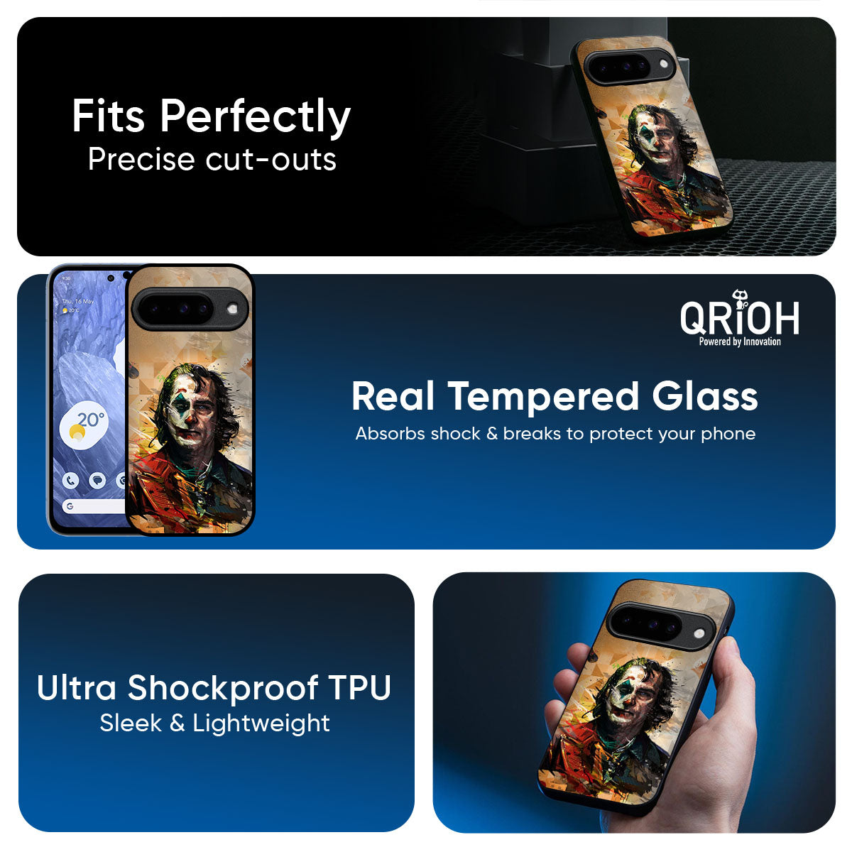Psycho Villain Glass Case for Google Pixel 10 Pro XL 5G