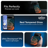 Geographical Map Glass Case for Google Pixel 10 Pro 5G