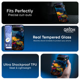 Multicolor Oil Painting Glass Case for Google Pixel 10 Pro 5G