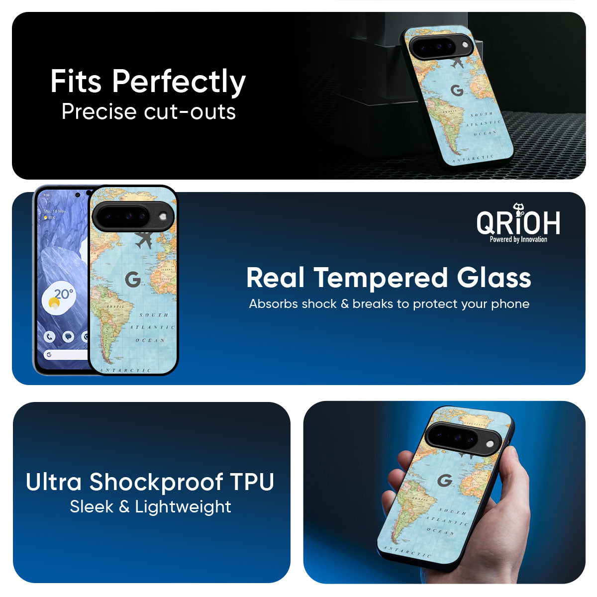 Fly Around The World Glass Case for Google Pixel 10 5G