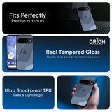 Navy Blue Ombre Glass Case for Google Pixel 10 Pro XL 5G
