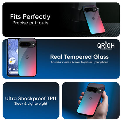 Rainbow Laser Glass Case for Google Pixel 10 Pro XL 5G
