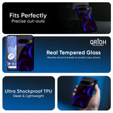 Blue Ring Light Glass Case for Google Pixel 10 Pro XL 5G