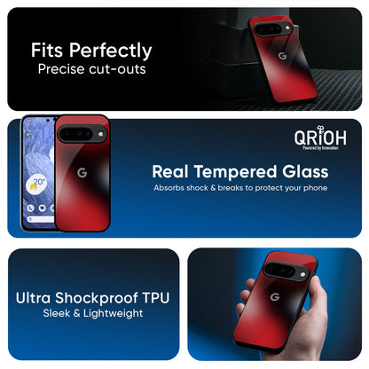 Red Garnet Glass Case for Google Pixel 10 5G