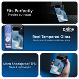 Blue Waves Glass Case for Google Pixel 10 Pro 5G