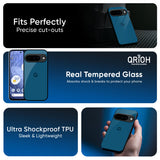 Cobalt Blue Glass Case for Google Pixel 10 Pro 5G