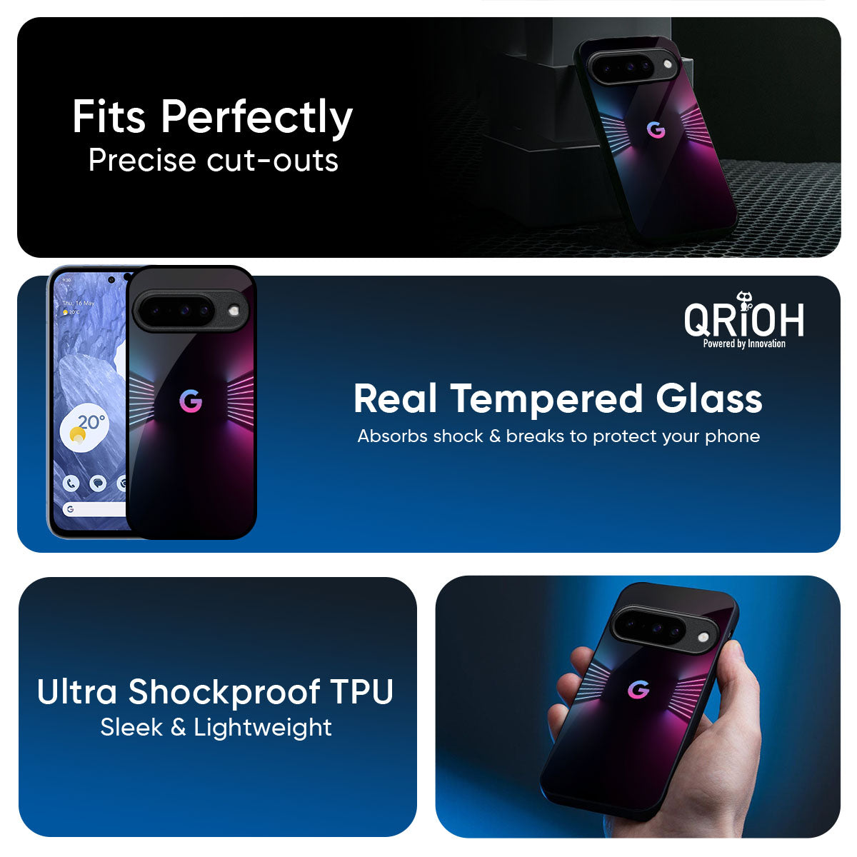Disco Line Glass Case for Google Pixel 10 5G