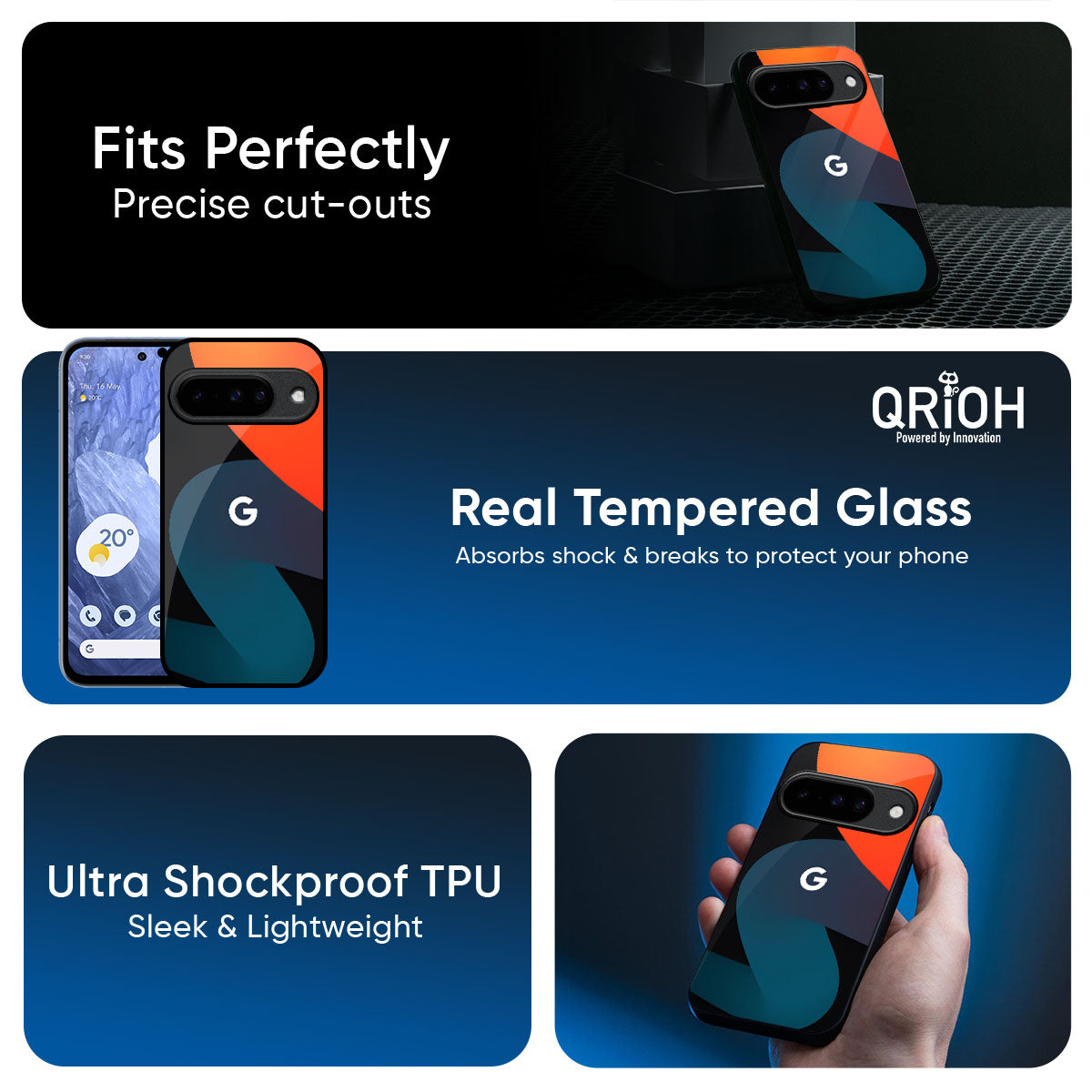 Bold Line Glass Case for Google Pixel 10 5G