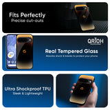Grainy Yellow Glass Case for Google Pixel 10 Pro 5G