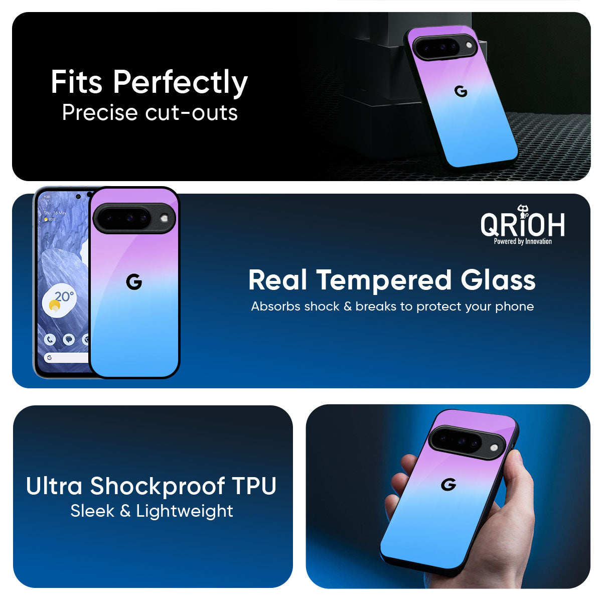 Unicorn Pattern Glass Case for Google Pixel 10 5G
