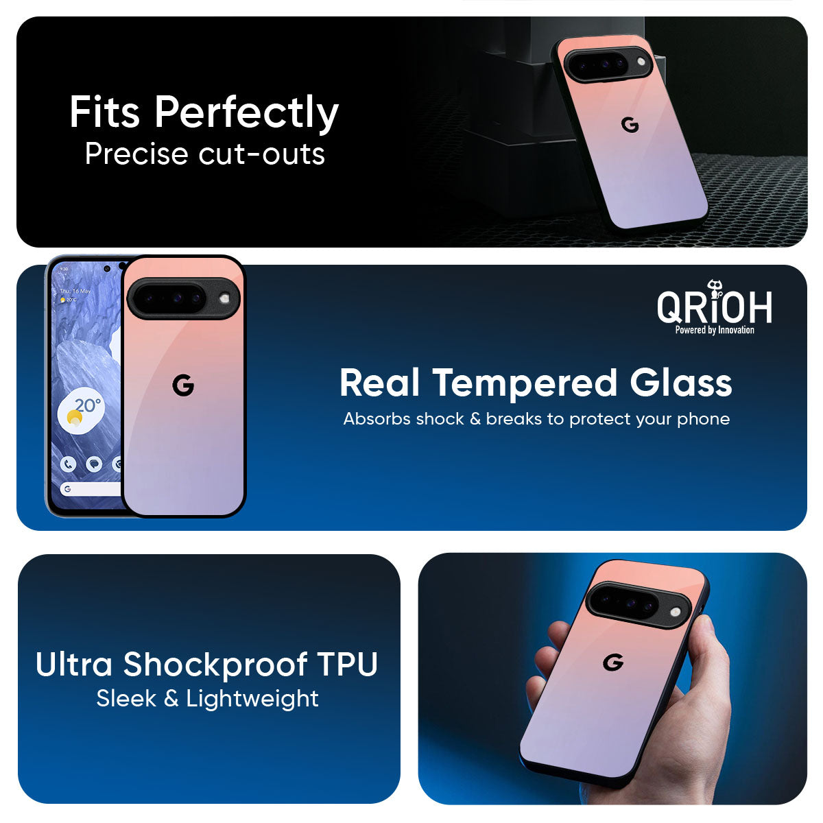 Dawn Gradient Glass Case for Google Pixel 10 5G