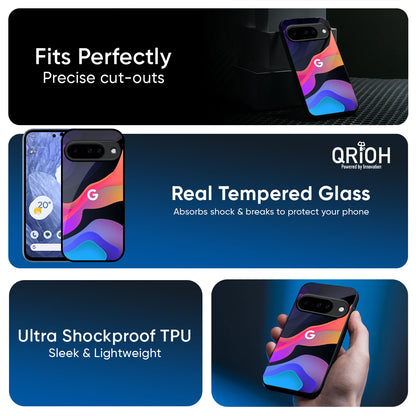 Colorful Fluid Glass Case for Google Pixel 10 Pro 5G