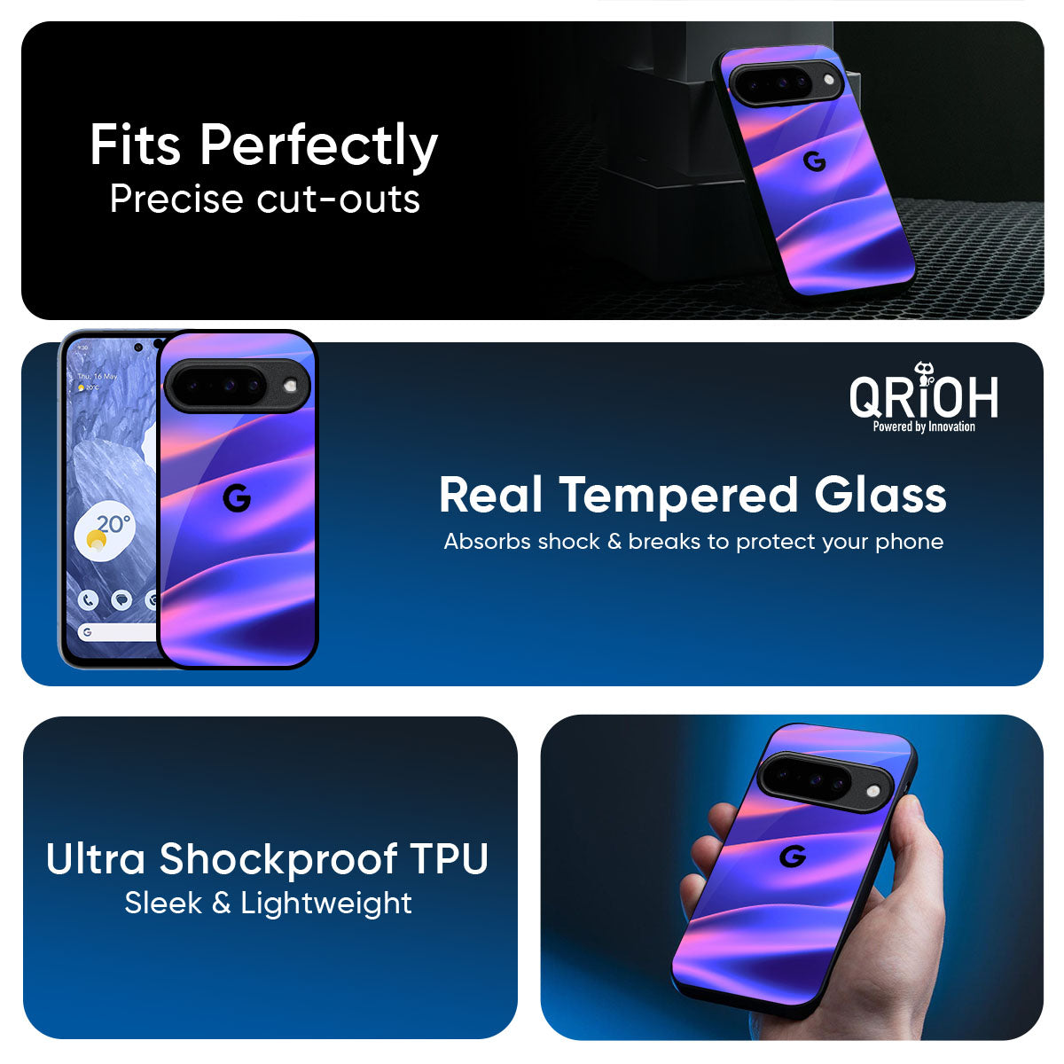 Colorful Dunes Glass Case for Google Pixel 10 5G