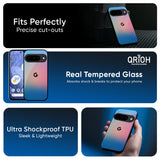 Blue & Pink Ombre Glass case for Google Pixel 10 Pro XL 5G
