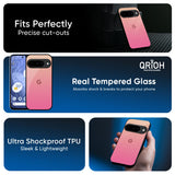 Pastel Pink Gradient Glass Case For Google Pixel 10 Pro 5G