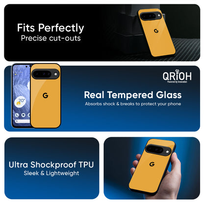 Fluorescent Yellow Glass case for Google Pixel 10 5G