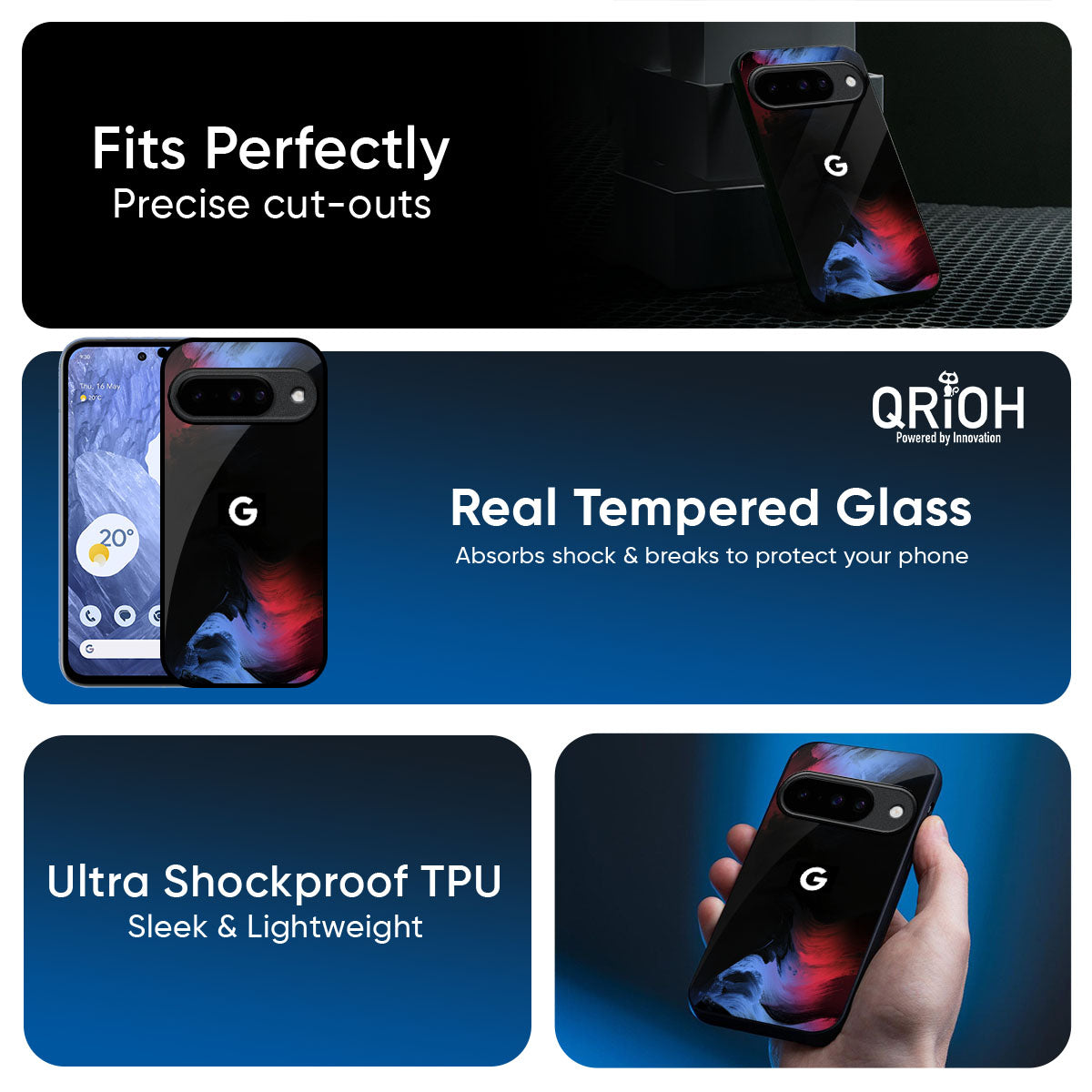 Fine Art Wave Glass Case for Google Pixel 10 5G