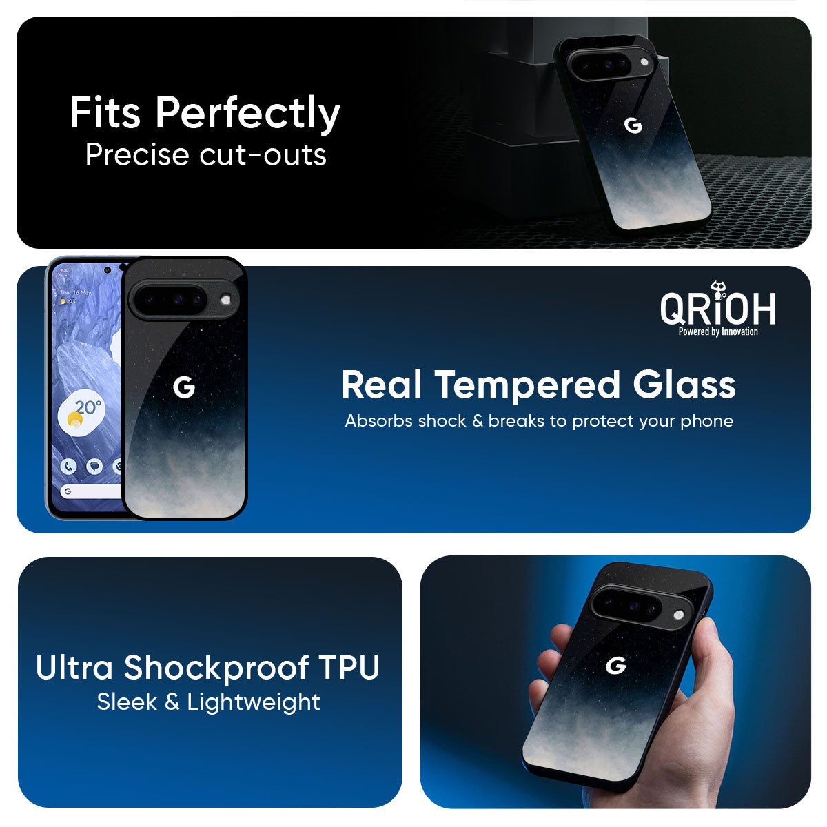 Aesthetic Sky Glass Case for Google Pixel 10 Pro XL 5G