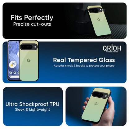 Mint Green Gradient Glass Case for Google Pixel 10 5G