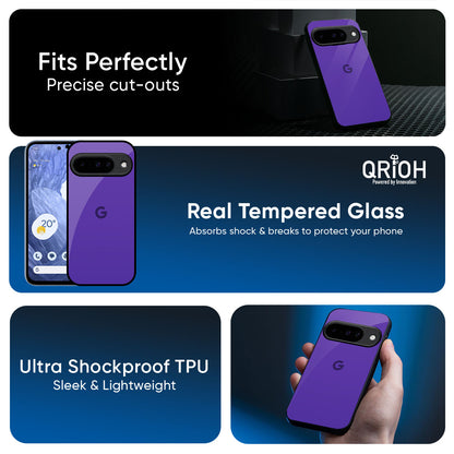 Amethyst Purple Glass Case for Google Pixel 10 5G