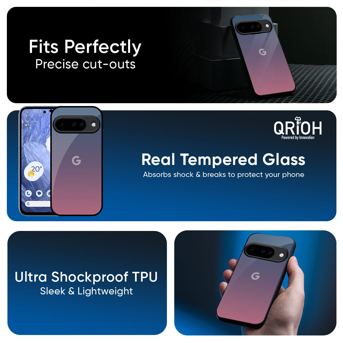 Pastel Gradient Glass Case for Google Pixel 10 5G
