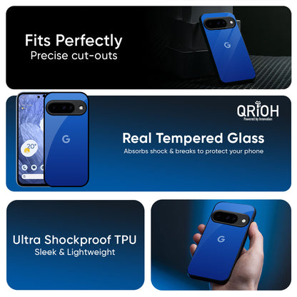 Egyptian Blue Glass Case for Google Pixel 10 Pro XL 5G