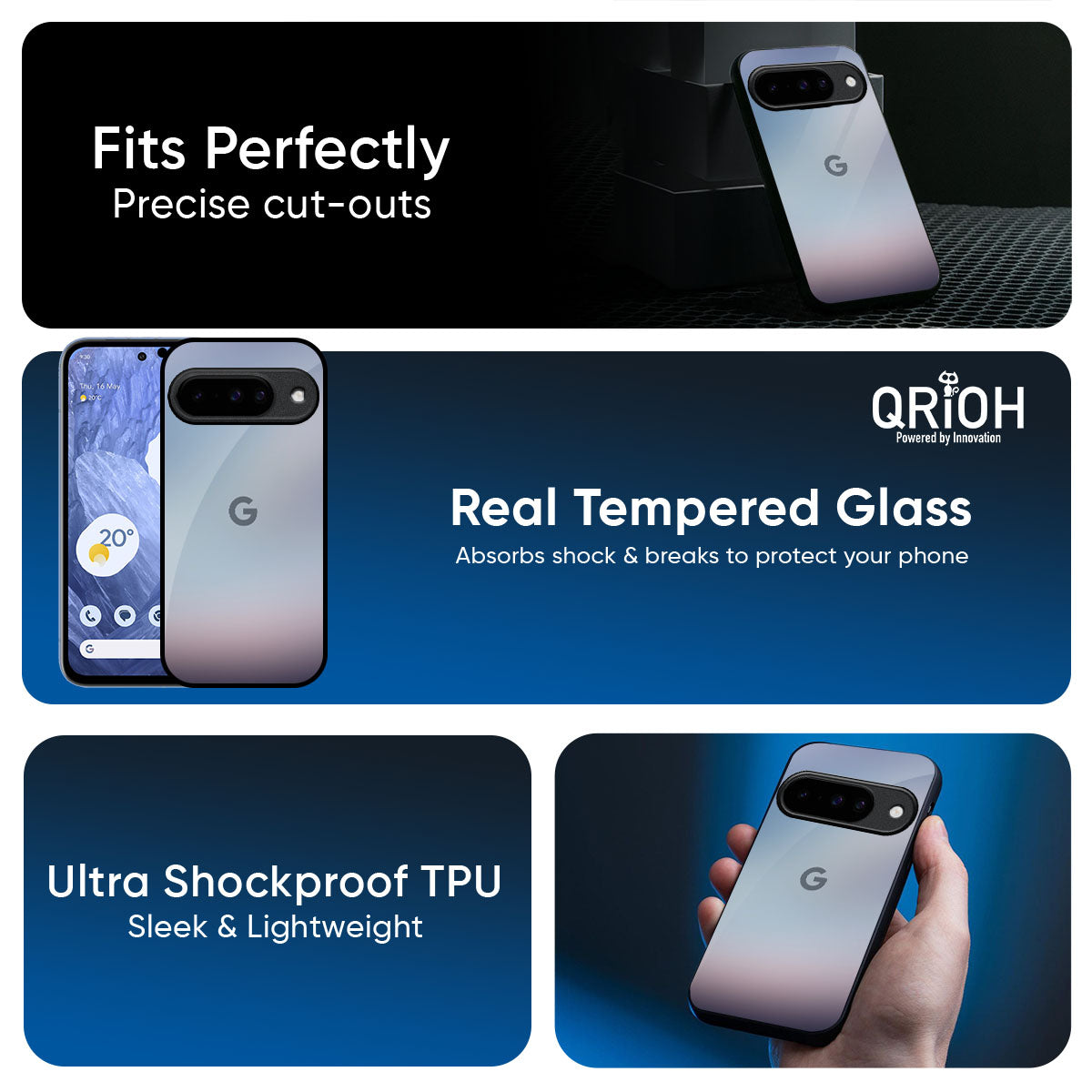 Light Sky Texture Glass Case for Google Pixel 10 5G
