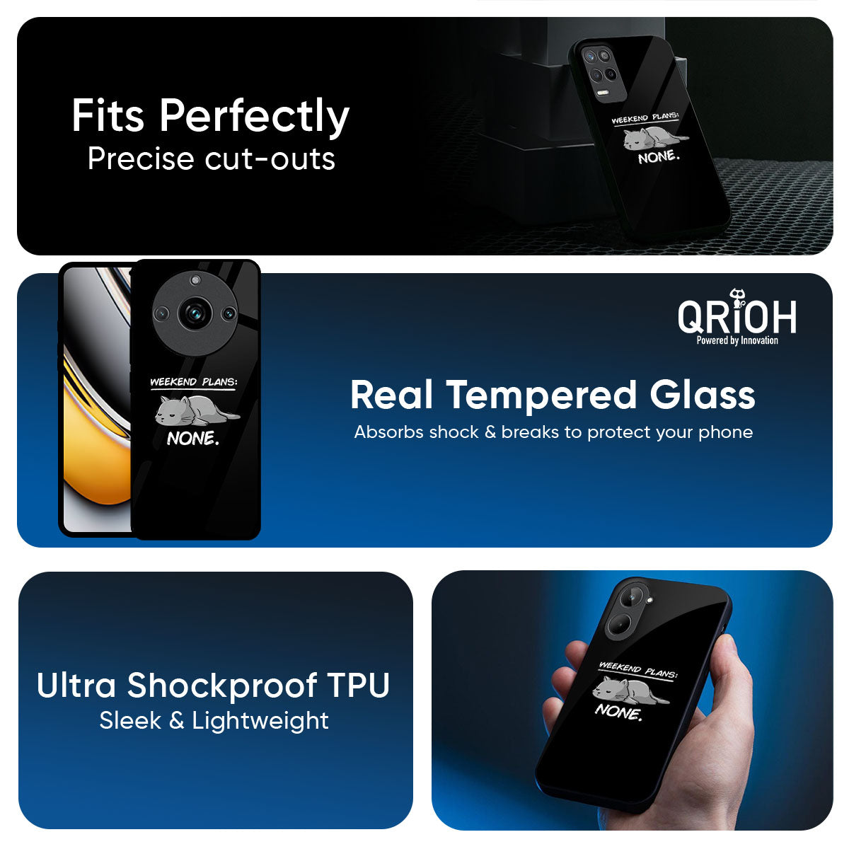 Weekend Plans Glass Case for Realme 14 Pro 5G