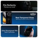 Classic Keypad Pattern Glass Case for Realme 15T 5G