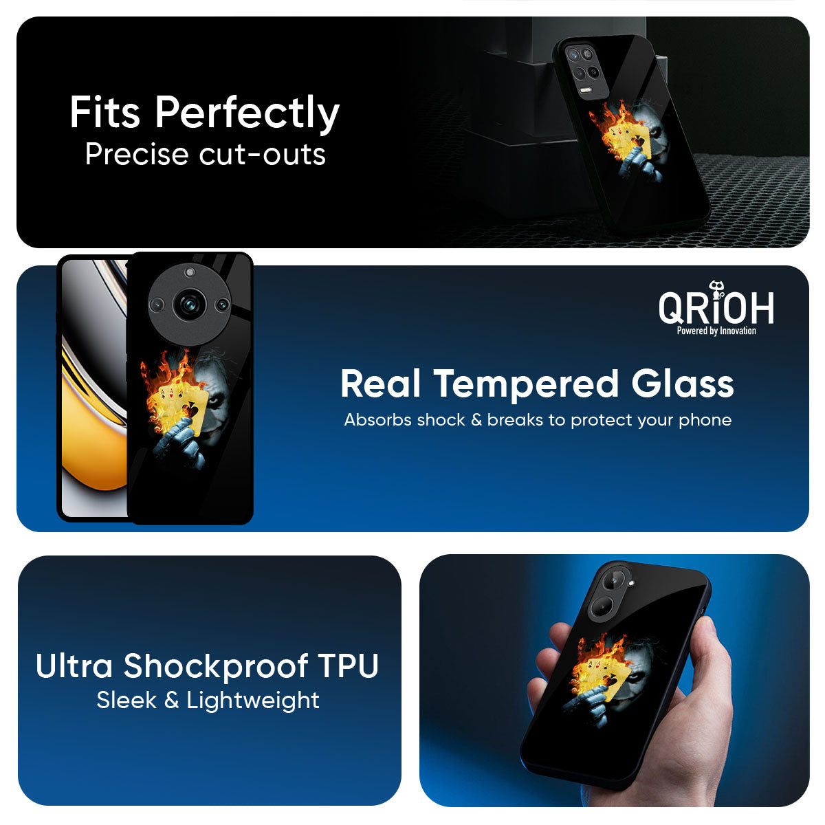 AAA Joker Glass Case for Realme C65 5G