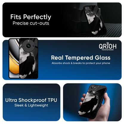 Dark Warrior Hero Glass Case for Realme 14 Pro 5G