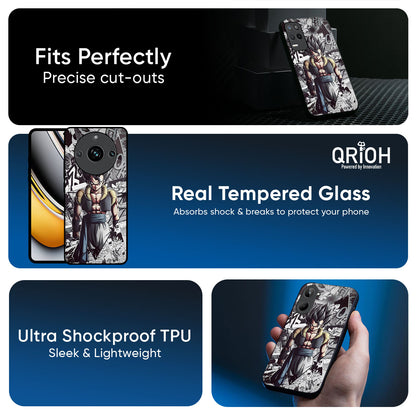 Dragon Anime Art Glass Case for Realme 14 Pro 5G