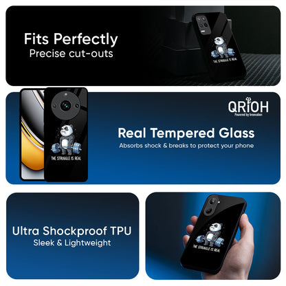 Real Struggle Glass Case for Realme 16 Pro 5G