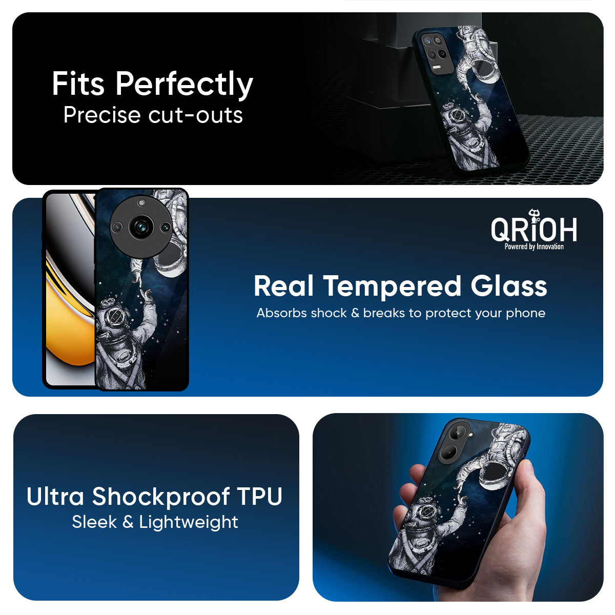 Astro Connect Glass Case for Realme C65 5G