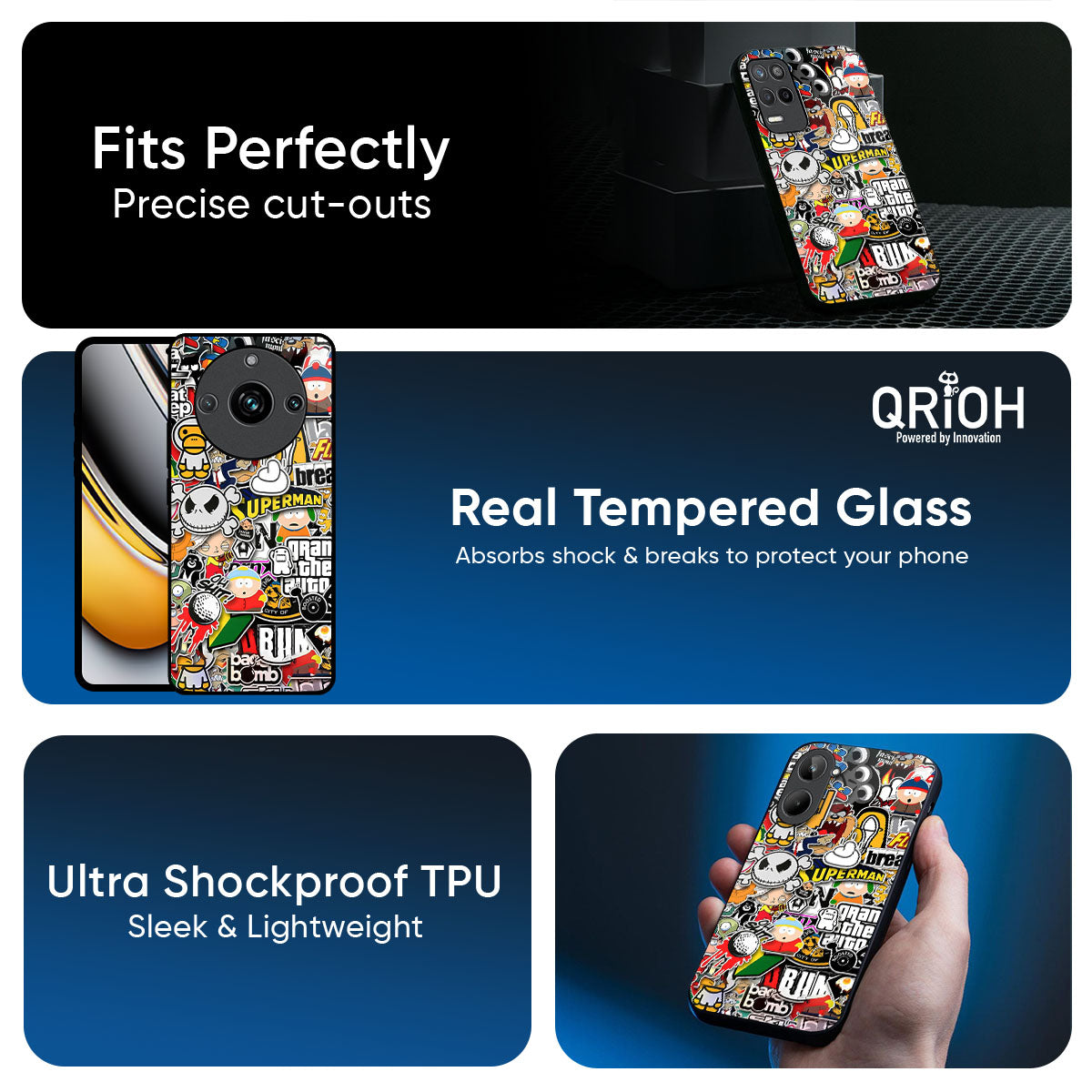 Boosted Glass Case for Realme 14 Pro 5G