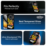 Danger Signs Glass Case for Realme C85 5G