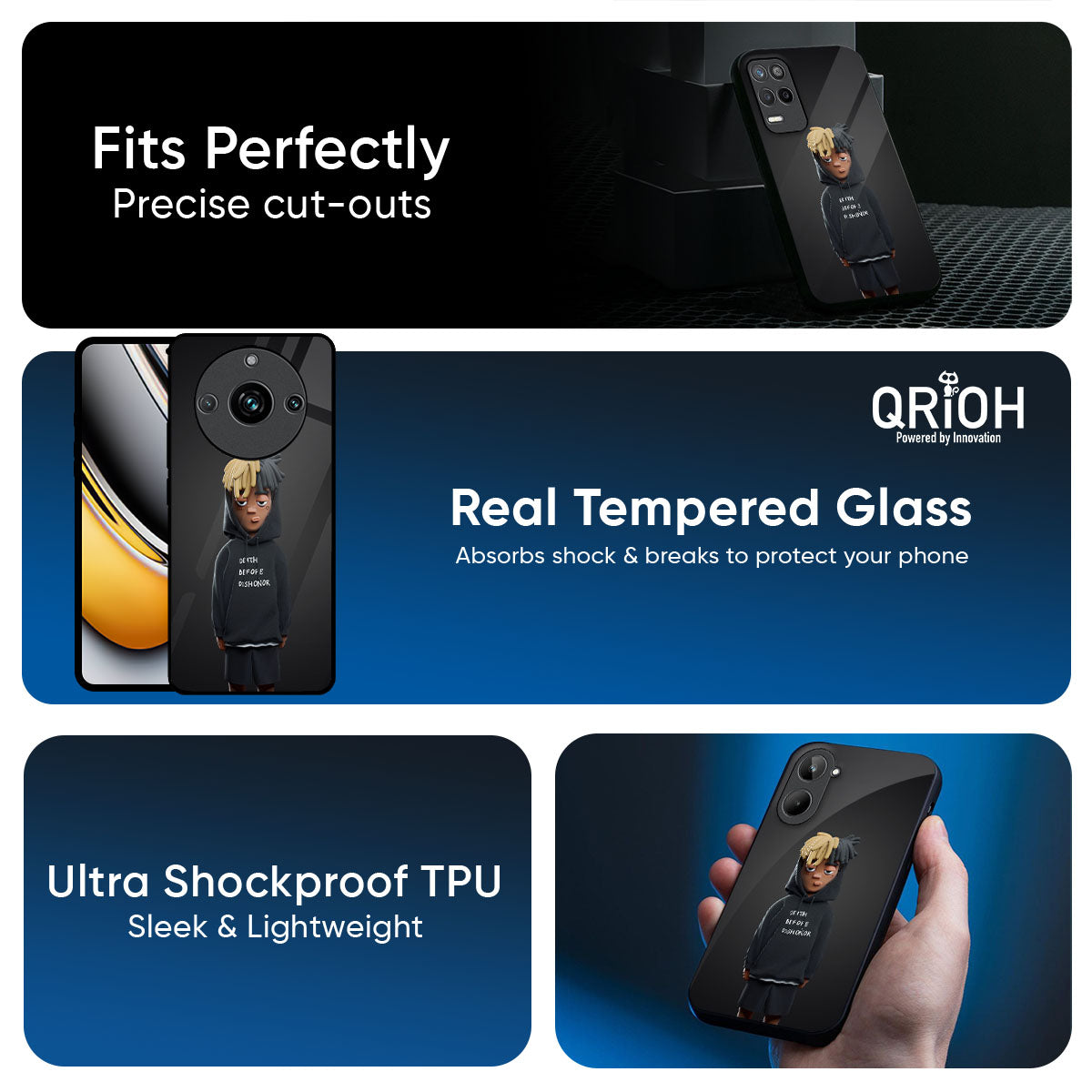 Dishonor Glass Case for Realme 14 Pro 5G