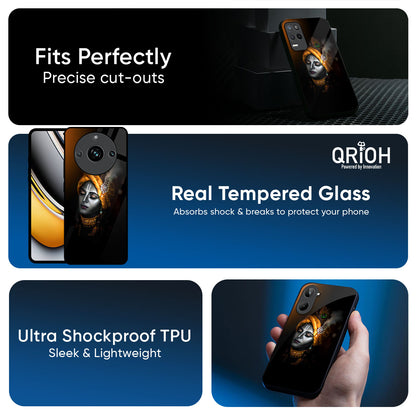 Ombre Krishna Glass Case for Realme Narzo N65 5G