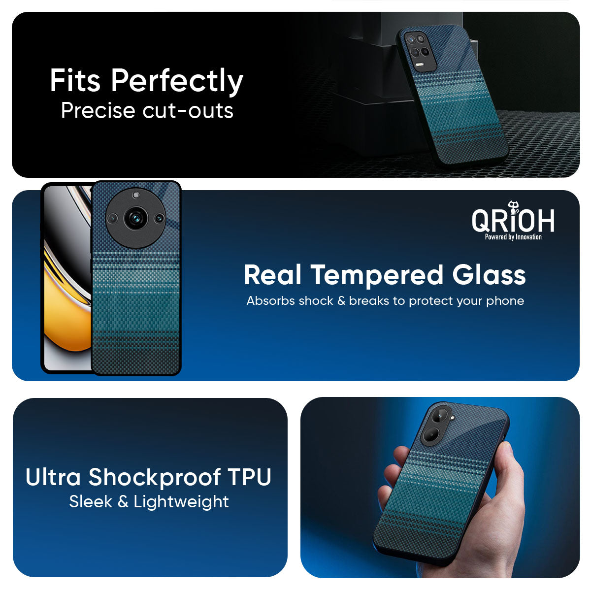 Modern Rug Glass Case for Realme 14 Pro 5G