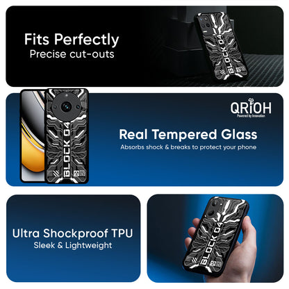 Monochrome Magic Glass Case for Realme 14 Pro 5G