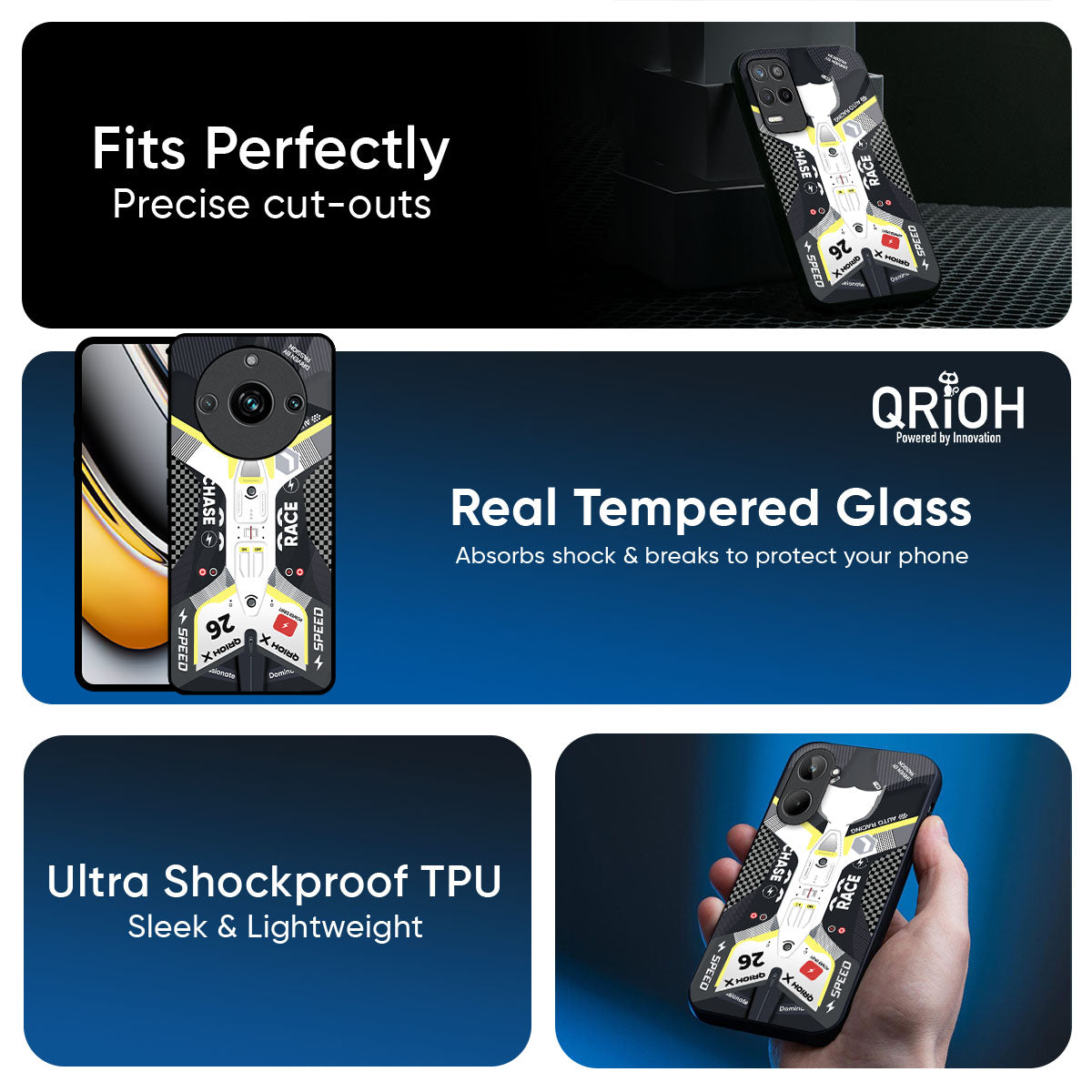 Car Enthusiast Glass Case for Realme 14 Pro 5G
