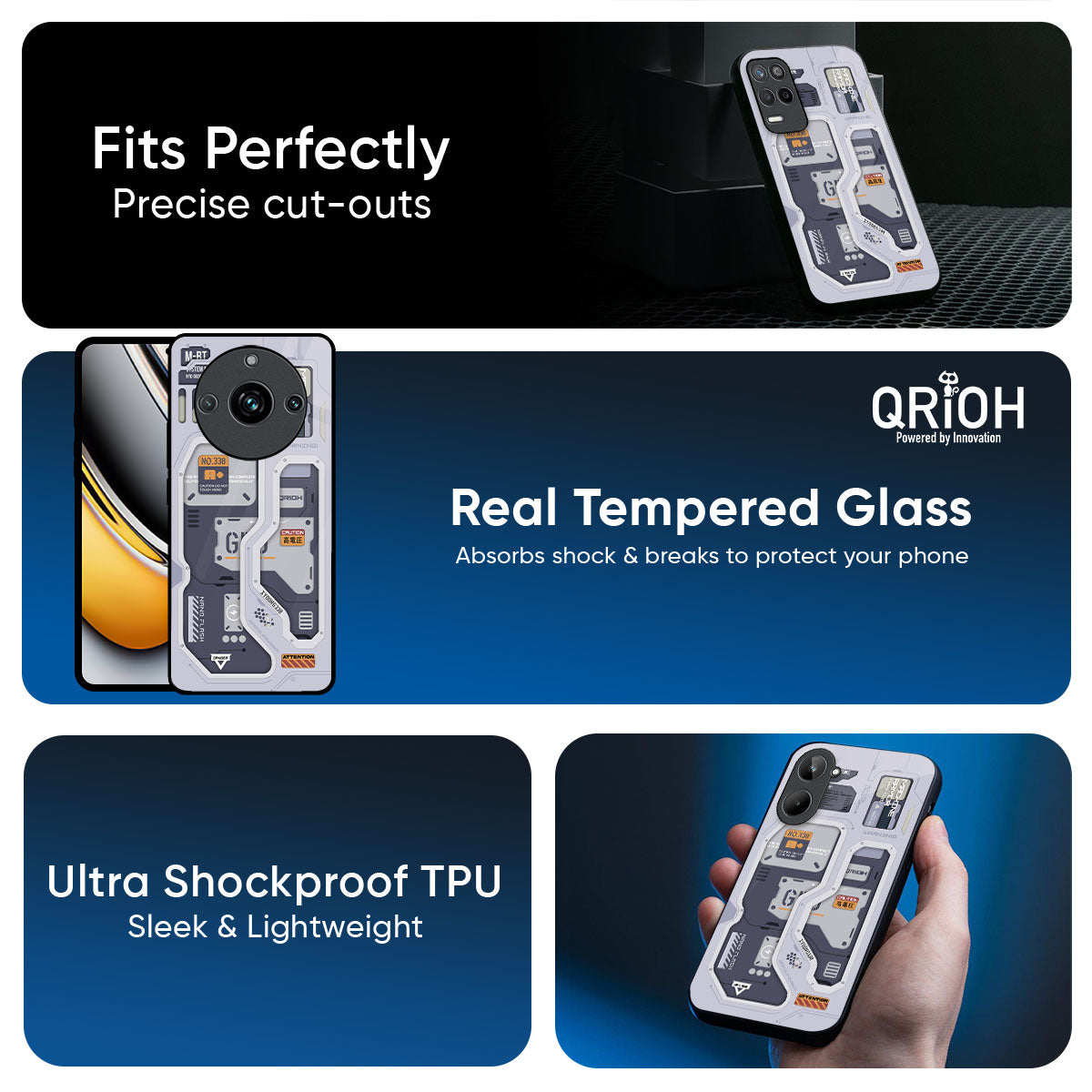 Tech Savvy Glass Case for Realme 14 Pro 5G