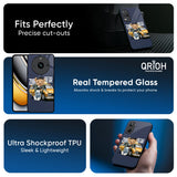 Adventurous Bear Glass Case for Realme 16 5G