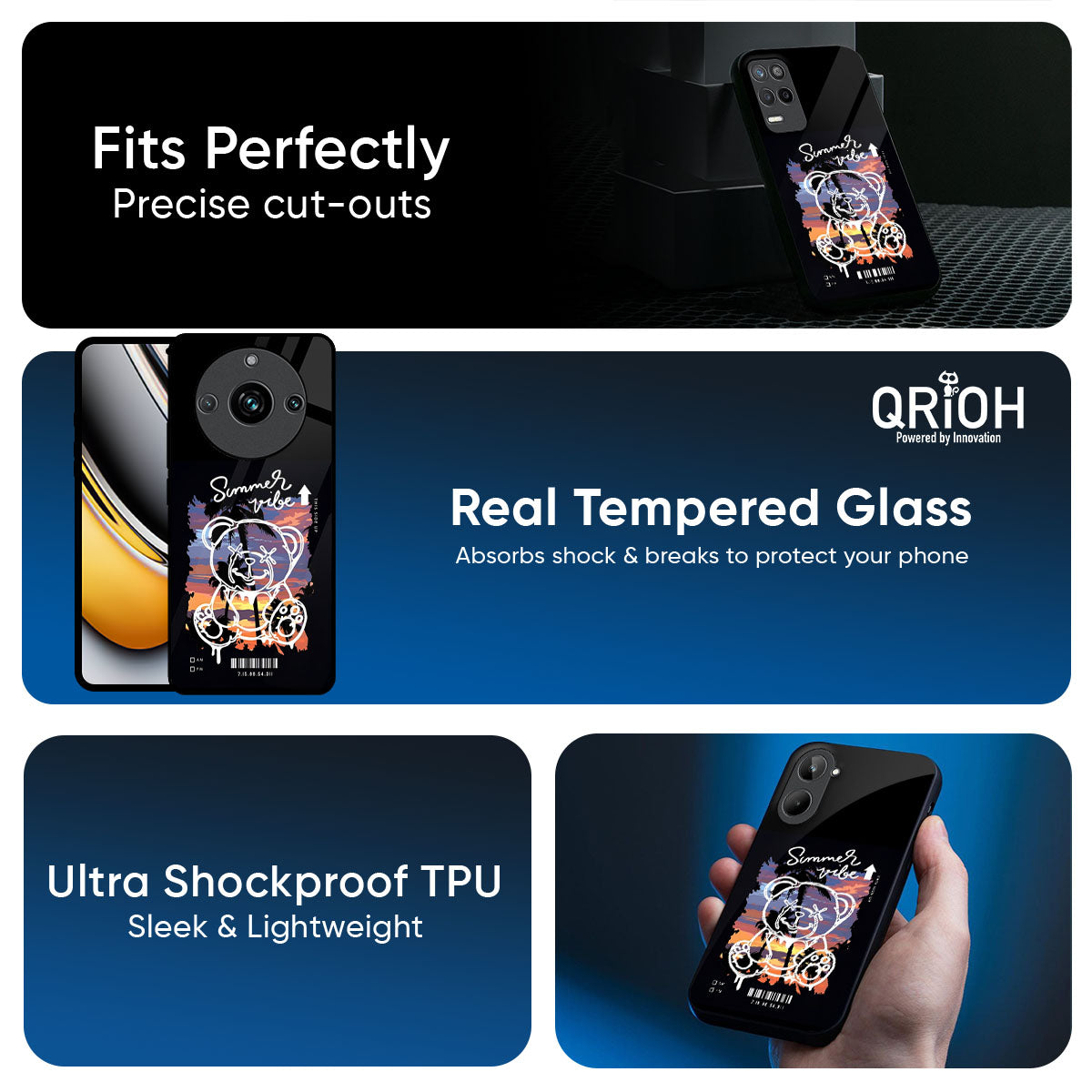 Summer Vibe Glass Case for Realme 14 Pro 5G