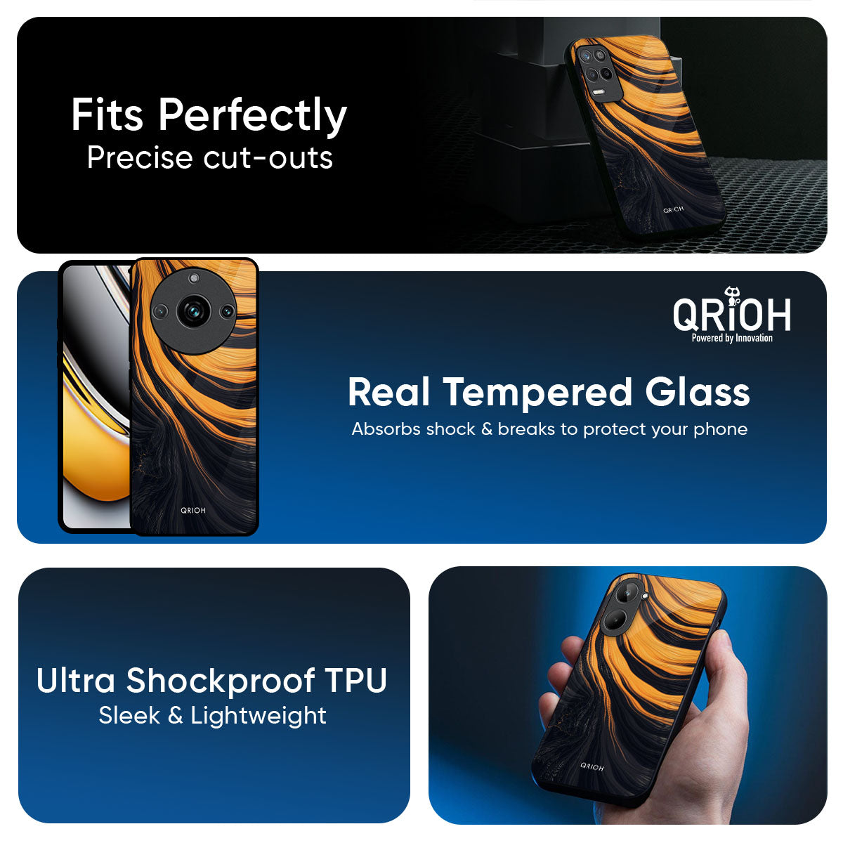 Sunshine Beam Glass Case for Realme Narzo 70x 5G